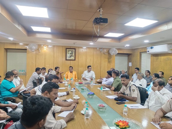 Coordination Committee meeting  for Ashokastami Rath Yatra of Shri Sri Lingaraj Mahaprabhu is being held