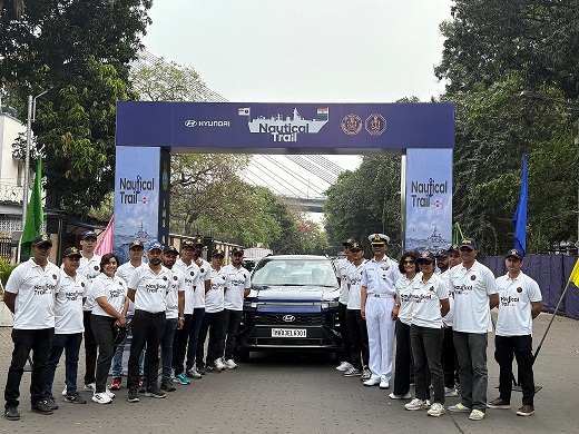 INDIAN NAVY’S MOTOR CAR RALLY ON EAST COAST FLAGGED OFF FROM KOLKATA