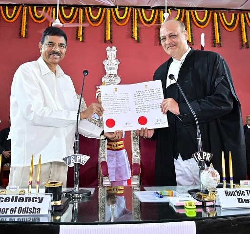 Justice Harish Tandon was sworn in as the Chief Justice of the Orissa High Court