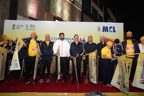 Mahanadi Coalfields Limited successfully organized Coal India Bhubaneswar Half Marathon