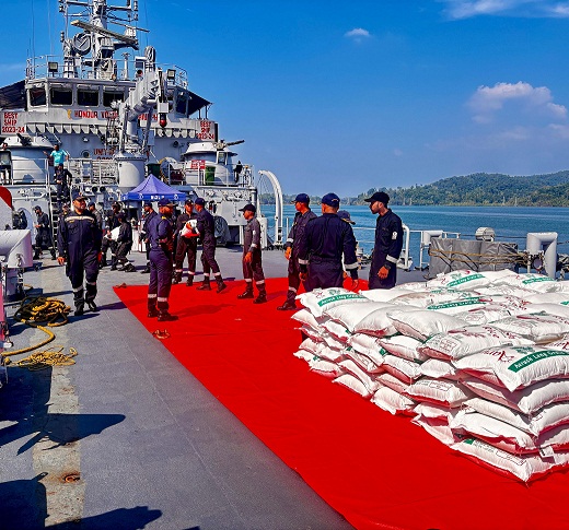 Government of India has launched Operation Brahma for rendering assistance to Myanmar
