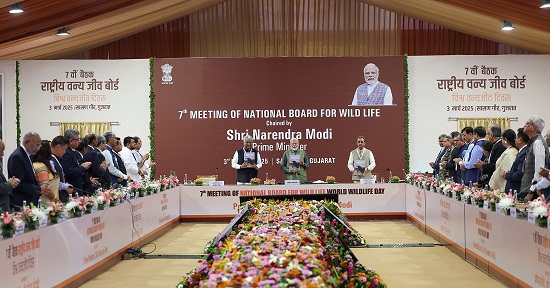 PM chairs the 7th meeting of National Board for Wildlife
