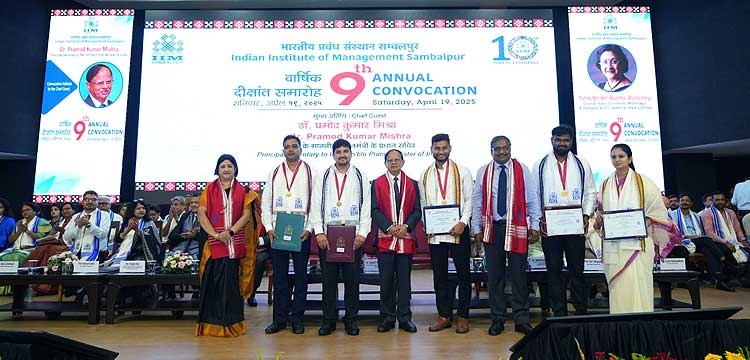 Indian Institute of Management– IIM Sambalpur celebrated the 9th convocation ceremony