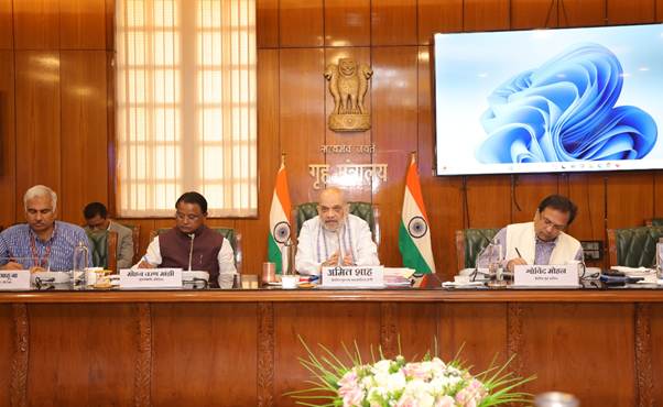 Union Home Minister and Minister of Cooperation chairs meeting with Odisha Chief Minister  to review implementation of three New Criminal Laws in the State