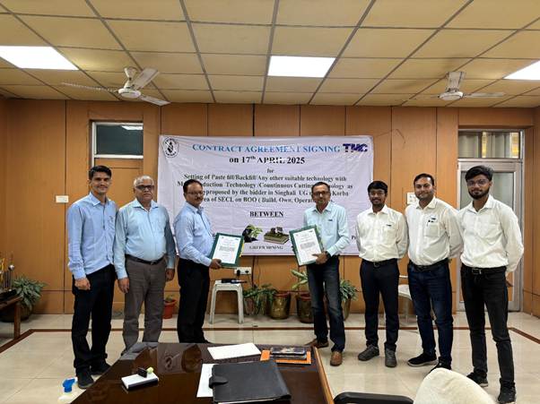 South Eastern Coalfields Limited to Become First Coal PSU to Use Paste Fill Technology for Mining