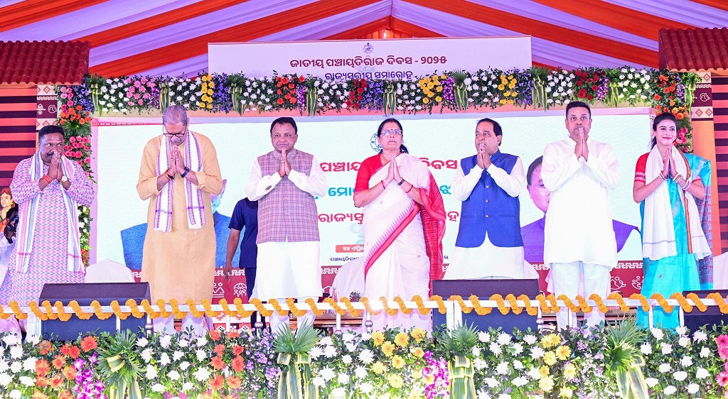Odisha Chief Minister marked Panchayati Raj Diwas with a series of groundbreaking announcements