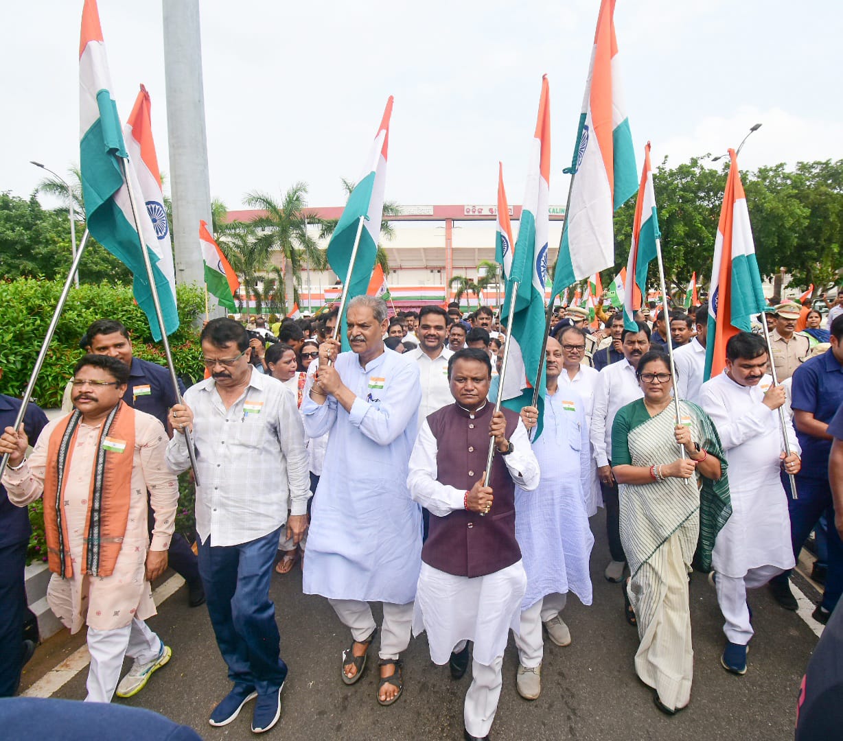 Odisha CM spearheaded a vibrant Tricolour bike rally to celebrate the success of  operation ‘Sindoor’.