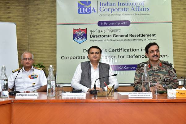 IICA and DGR Successfully Conclude Second Certification Program for Senior Defence Officers