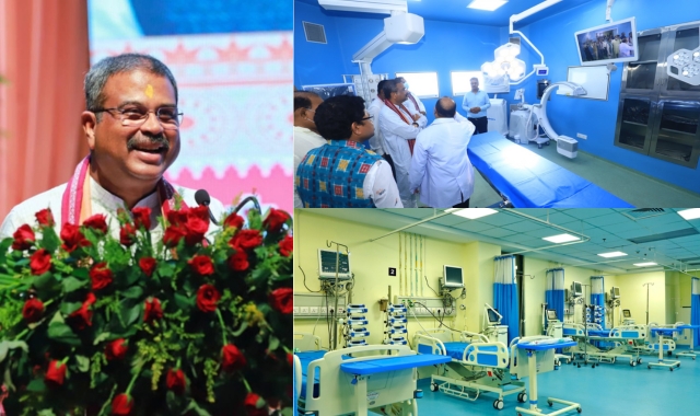 Union Education Minister Dharmendra Pradhan inaugurated a state-of-the-art Super Specialty Hospital at the Veer Surendra Sai Institute of Medical Sciences and Research