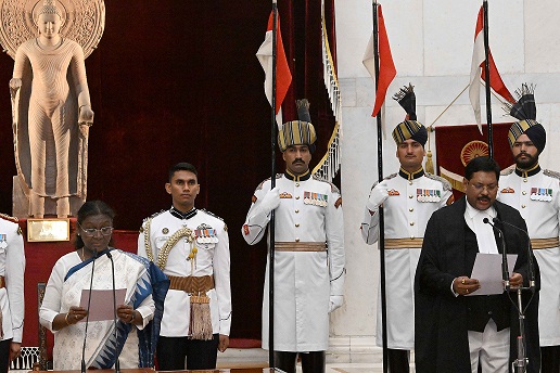 Justice Bhushan Ramkrishna Gavai was sworn in as the Chief Justice of the Supreme Court of India
