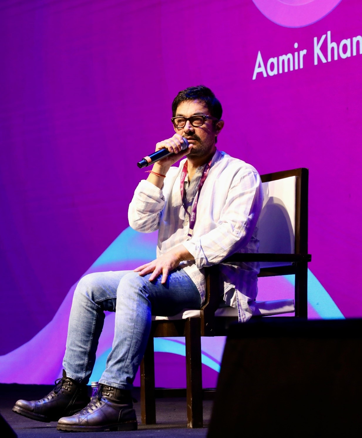 Master actor-creator Aamir Khan shares his views on ‘The Art of Acting,’ at WAVES 2025