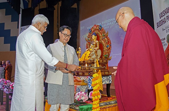 Vaishakha Buddha Purnima 2025 Celebrated with Grandeur at Ambedkar International Centre