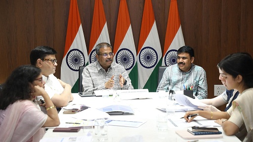  Union Education Minister Dharmendra Pradhan reviewed the implementation of key school education programs in Odisha