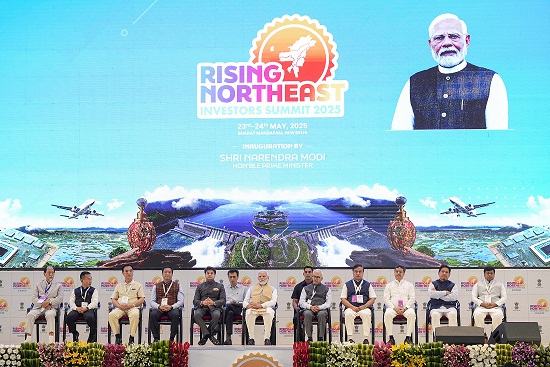 Prime Minister Shri Narendra Modi inaugurates Rising North East Investors Summit 2025