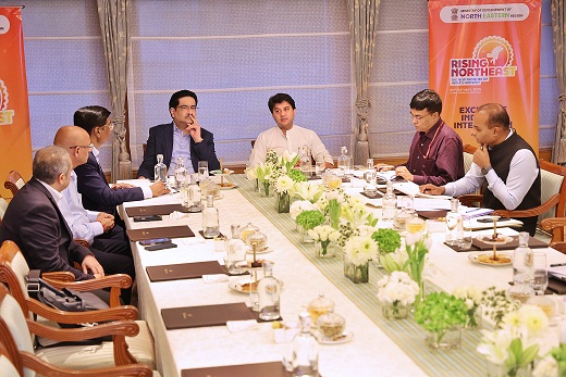 Union Minister Shri Jyotiraditya Scindia Holds Investor Interactions in Mumbai; Ambani, Birla, Tata Express Interest in Northeast Region