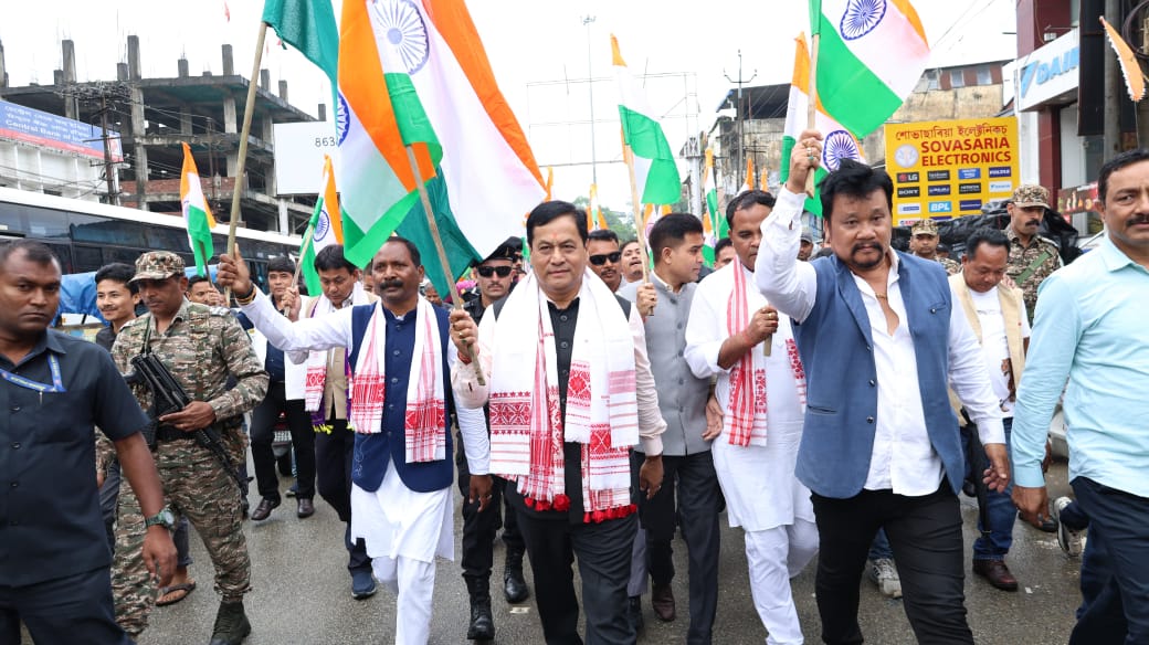 Sarbananda Sonowal leads ‘Tiranga Yatra’ in Dibrugarh and Tinsukia; hails Operation Sindoor as ‘Decisive & Massive Victory’ over Pakistan and Terrorism*