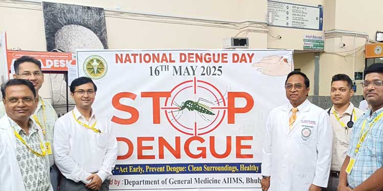 AIIMS Bhubaneswar observed National Dengue Day with a series of public awareness