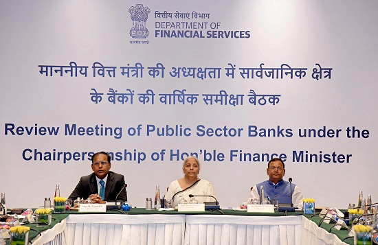 Union Minister for Finance and Corporate Affairs, Smt. Nirmala Sitharaman, chaired the annual review meeting with MDs and CEOs of Public Sector Banks