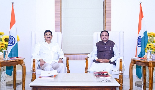 Odisha Governor paid a courtesy visit to Chief Minister Mohan Charan Majhi at his official residence