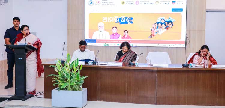 Dy CM Pravati Parida Launches Amari Shishu Web Portal