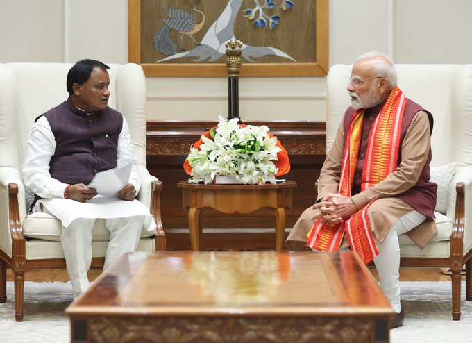 Chief Minister of Odisha meets Prime Minister discussing the state’s development and future strategies