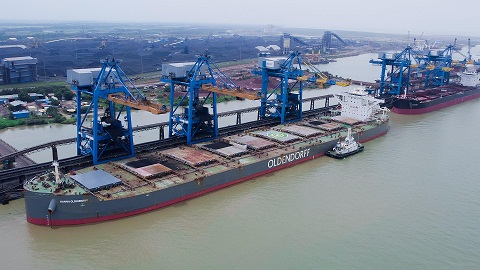 Dhamra Port receives Largest Import coking coal parcel