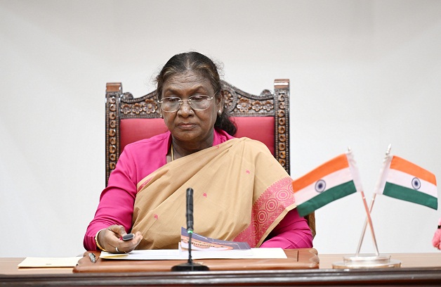 PRESIDENT DROUPADI MURMU COMPLETES THREE YEARS IN OFFICE LAUNCHES VARIOUS INITIATIVES AT RASHTRAPATI BHAVAN