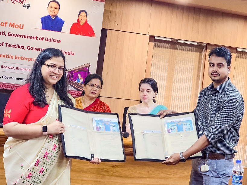 Mission Shakti Signs MoU with Weavers’ Service Centre to Promote Traditional Weaving Enterprises
