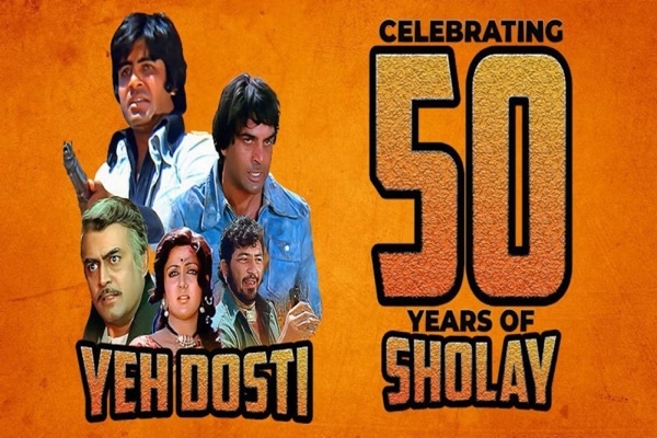Golden Jubilee Celebrations Of “Sholay’ Maharashtra Postal Circle released two specially designed picture postcards
