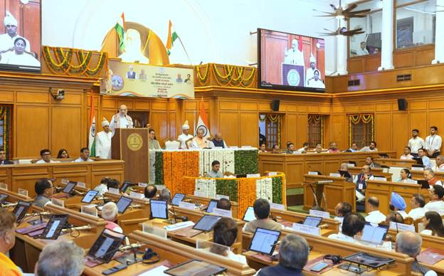 Union Home Minister and Minister of Cooperation,Amit Shah, inaugurates the two-day All India Speakers’ Conference