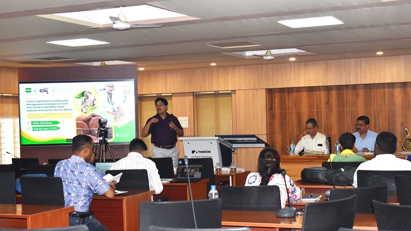 One day workshop on Mini Millet & Rice factory operations and Business management strategies