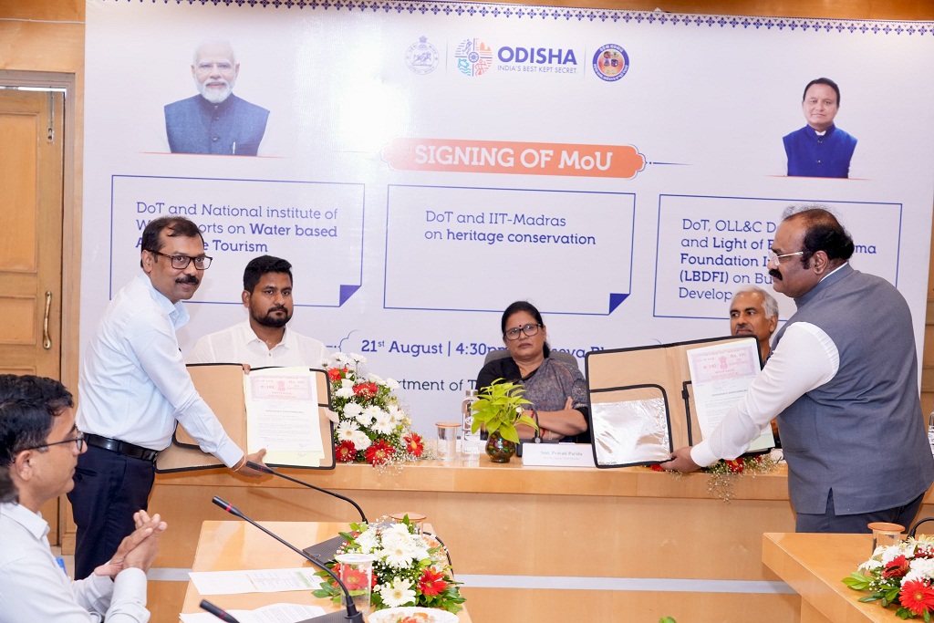 Odisha Tourism Signs Three Strategic MoUs to Boost Heritage, Adventure and Buddhist Tourism