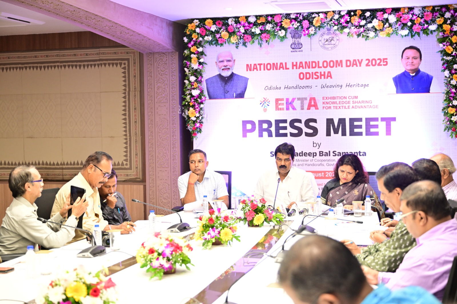“Our Weavers are the Soul of our Cultural Heritage”: Pradeep Bal Samanta.