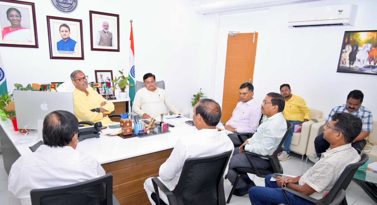 Deputy Chief Minister Kanak Vardhan Singh Deo reviewed the ongoing road construction projects under the Works Department in Western Odisha