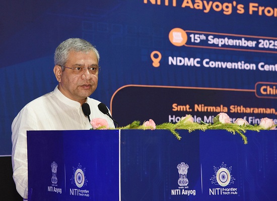 Smt. Nirmala Sitharaman and Shri Ashwini Vaishnaw launch NITI Aayog’s ‘AI for Viksit Bharat Roadmap’ and ‘Frontier Tech Repository’