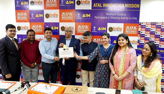 Atal Innovation Mission, NITI Aayog’s Mega Tinkering Day Creates History with Record Participation