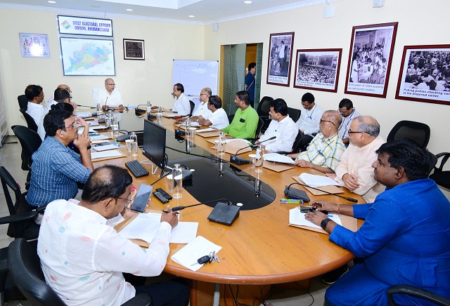 CEO Odisha convenes meeting with political party representatives