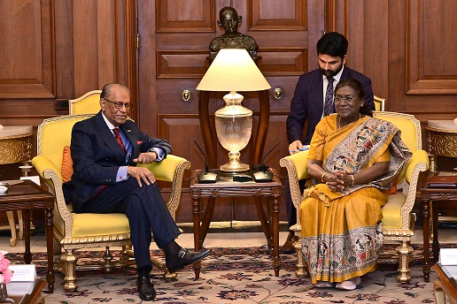 PRIME MINISTER OF MAURITIUS CALLS ON THE PRESIDENT