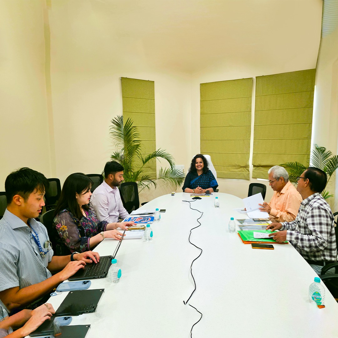 DC cu ACS Anu Garg discussed progress of Rengali Irrigation Project, Phase II with JICA Review Mission Team