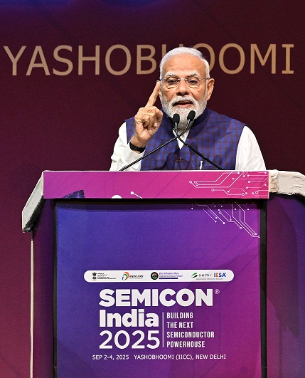 Prime Minister Shri Narendra Modi inaugurates Semicon India 2025