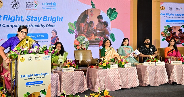 Odisha Deputy Chief Minister Pravati Parida inaugurated the “Healthy Diet Campaign”