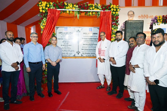 Deputy CM Shri Singh Deo & Sports Minister Shri Suryabanshi Suraj Lays Foundation Stone for State-of-the-Art Sports Arena at OPTCL Colony