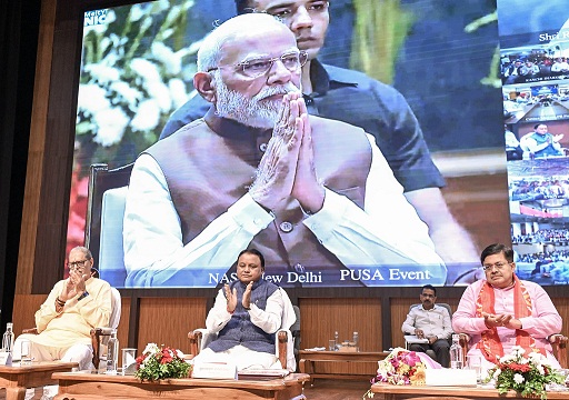PM lays foundations for aqua park at Hirakud, modern fish market in Bhubaneswar