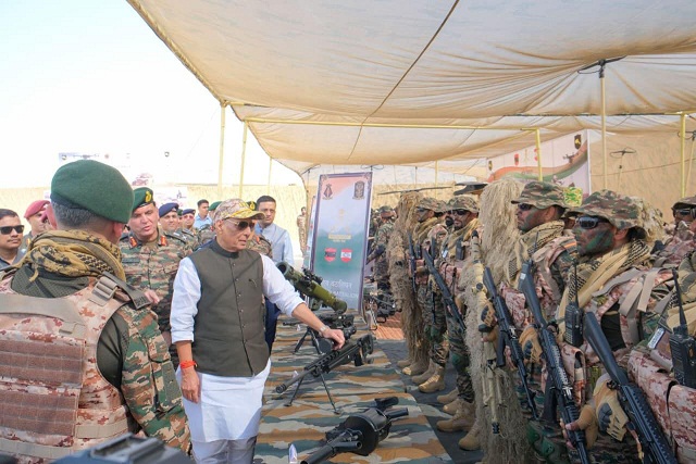 Raksha Mantri reviews security situation & Indian Army’s operational preparedness during Army Commanders’ Conference