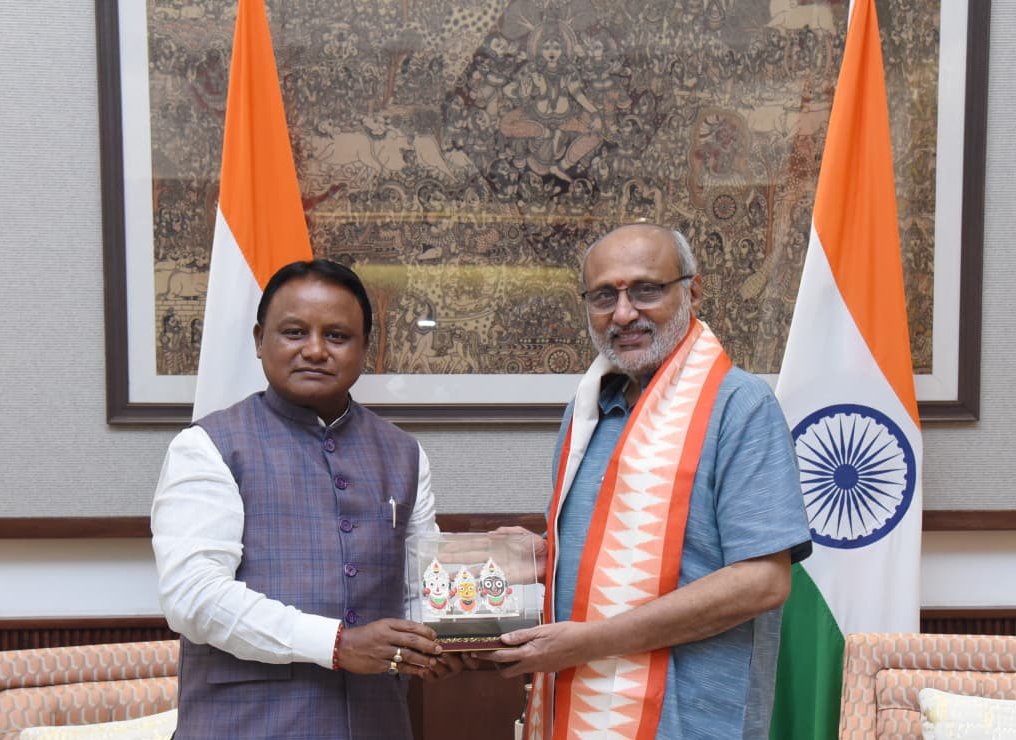 Odisha Chief Minister Mohan Charan Majhi held courtesy meetings with Vice President