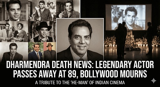 Bollywood’s beloved “He-Man,” Dharmendra, passed away