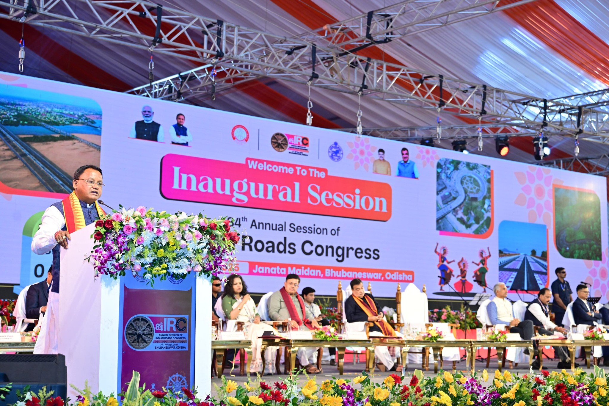 The 84th Indian Road Congress was formally inaugurated today in Bhubaneswar