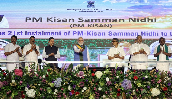 PM releases 21st PM-KISAN Instalment of ₹18,000 Crore for 9 Crore Farmers