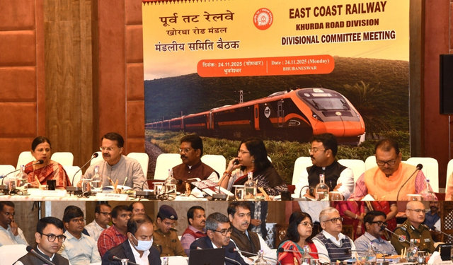 Khurda Road Railway Division Hold Meeting with Odisha MPs to Boost Infrastructure and Services