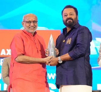 Vice-President Shri C. P. Radhakrishnan Presents Manorama News Newsmaker Award 2024